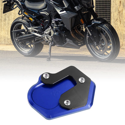 Kickstand Pad for BMW Motorcycle Side Stand Support Plate - Blue