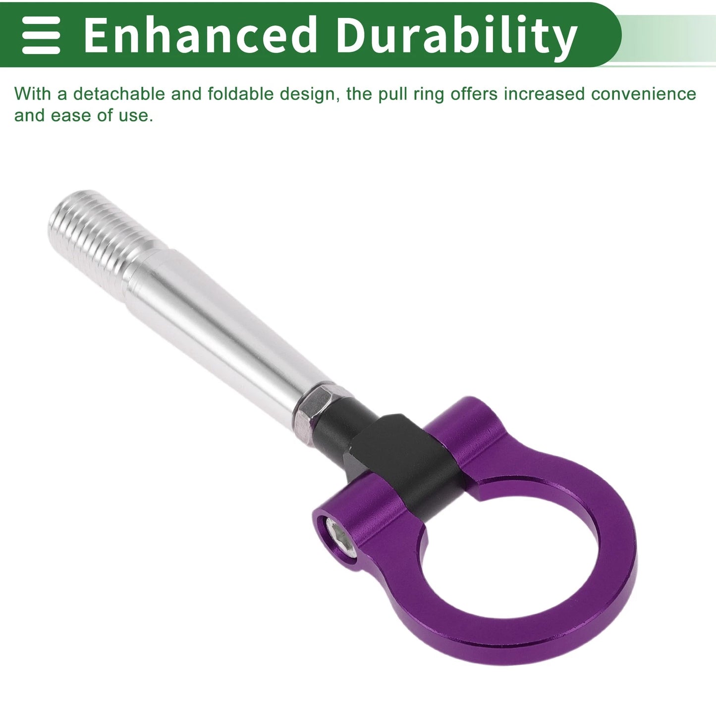 Tow Hook 23.6mm Aluminum Alloy for Mitsubishi Lancer EX (2007-2012)