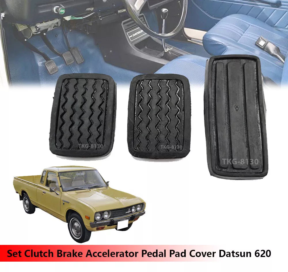 Clutch Brake Accelerator Pedal Pad for Nissan Datsun 620 (1972-1979)