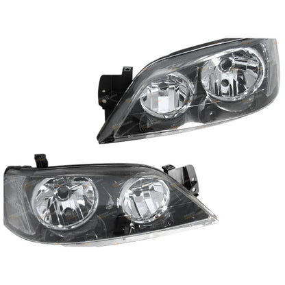 Pair Headlights for Ford BA BF Falcon Fairmont (2002 - 2006)