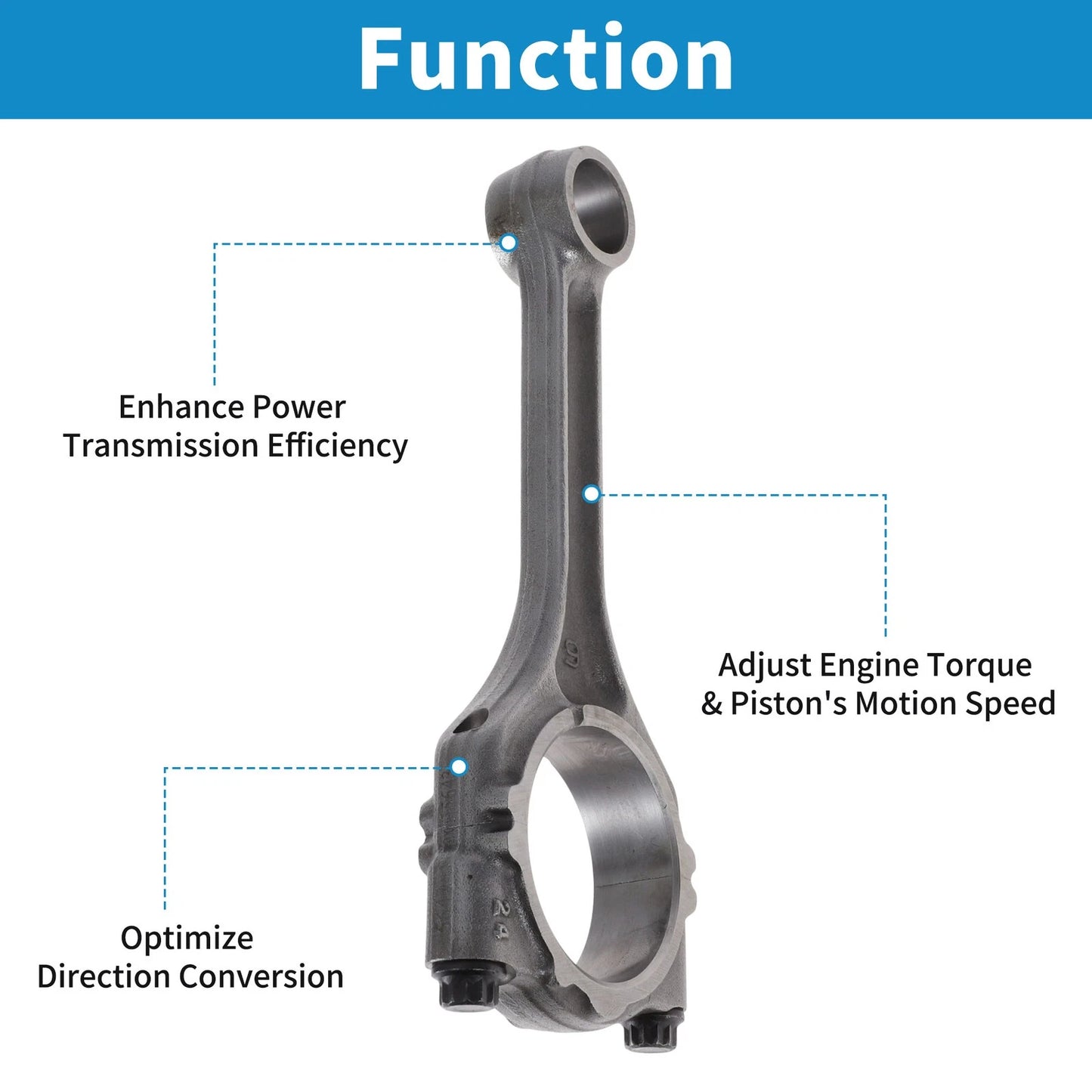 4 x Engine Connecting Rod for Dodge Journey (2007-2012)