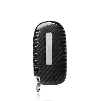 Carbon Fiber Key Case Cover for Jeep Cherokee/Renegade (2014-2023)