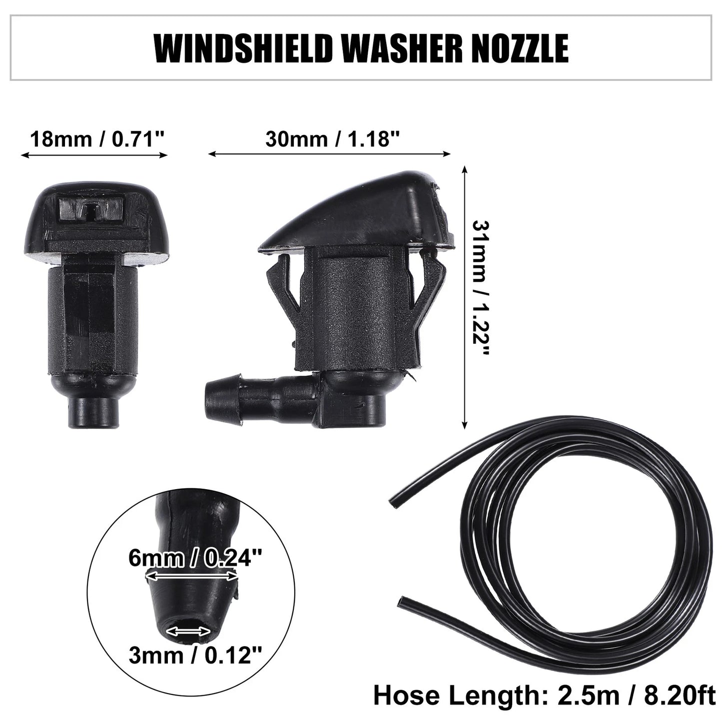 Windshield Washer Nozzle Spray for Toyota Sienna (2004-2010)