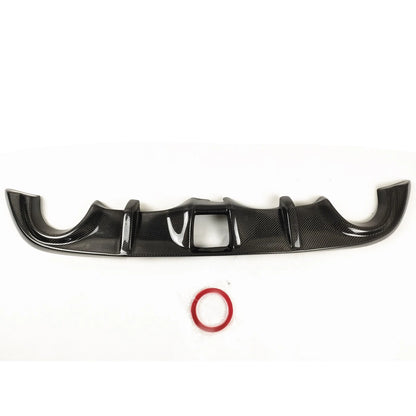 1x Carbon Fiber Rear Diffuser Lip Cover for Nissan 370Z Z34 (2009-2020)