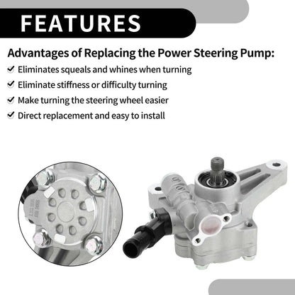 Power Steering Pump for Acura TL, Honda Pilot (2004-2008)