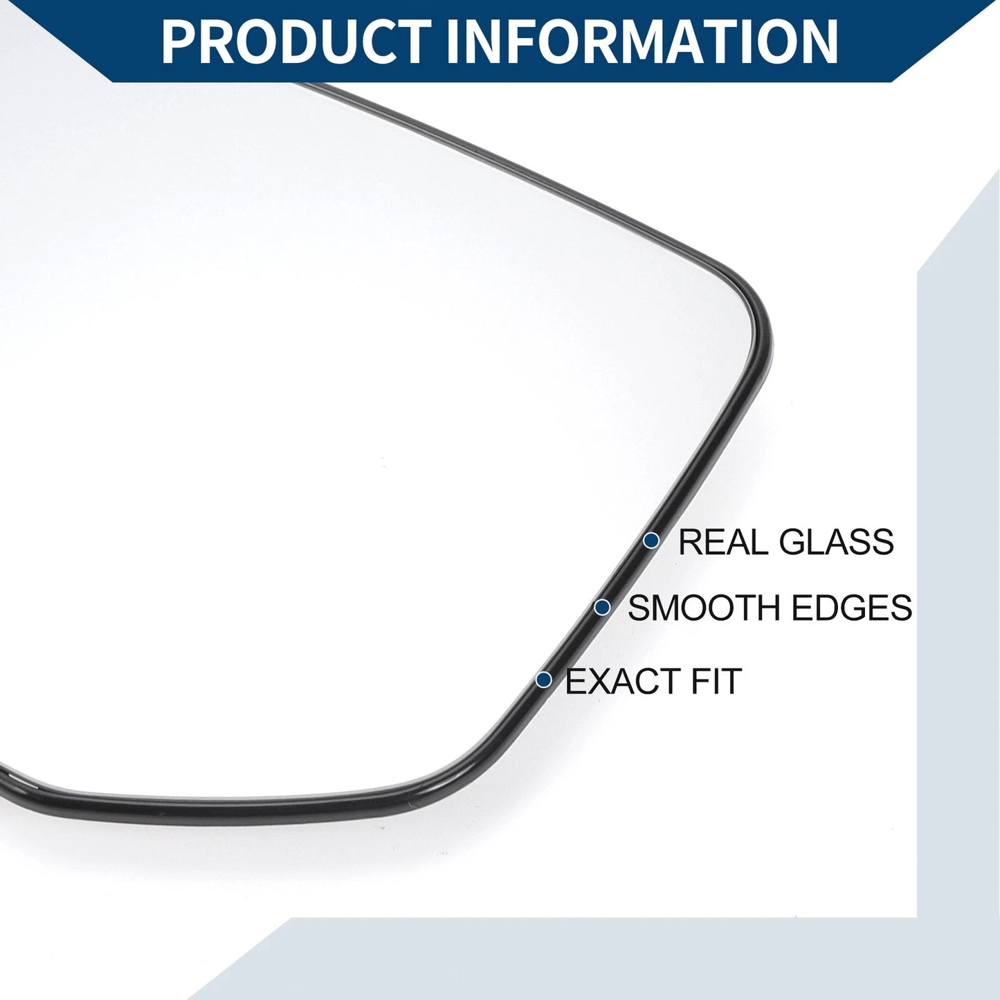 Heated Left Side Mirror Glass for Honda Civic Envix Crider (2016-2023)
