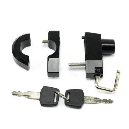 25mm CNC Handlebar Helmet Lock w/Keys for HARLEY-DAVIDSON XL 883 1200