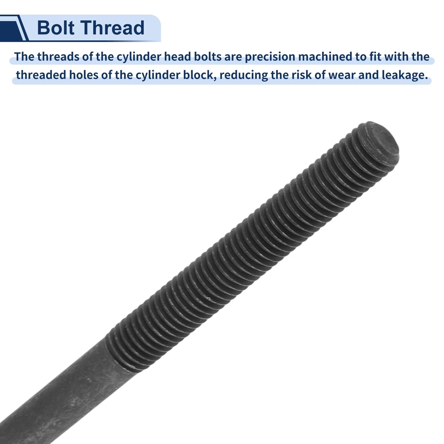 Cylinder Head Bolt Set for Toyota Corolla 1.8L L4 (2009-2020)