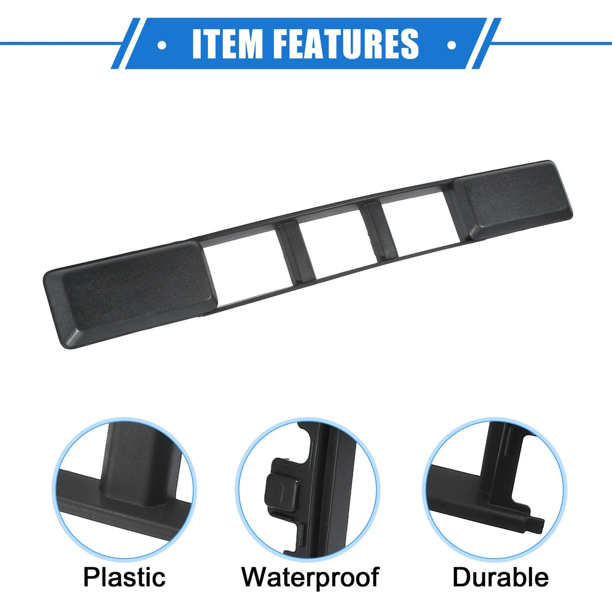 Front Bumper Trim Center Cover Kit for Ford F150 (2018-2020)