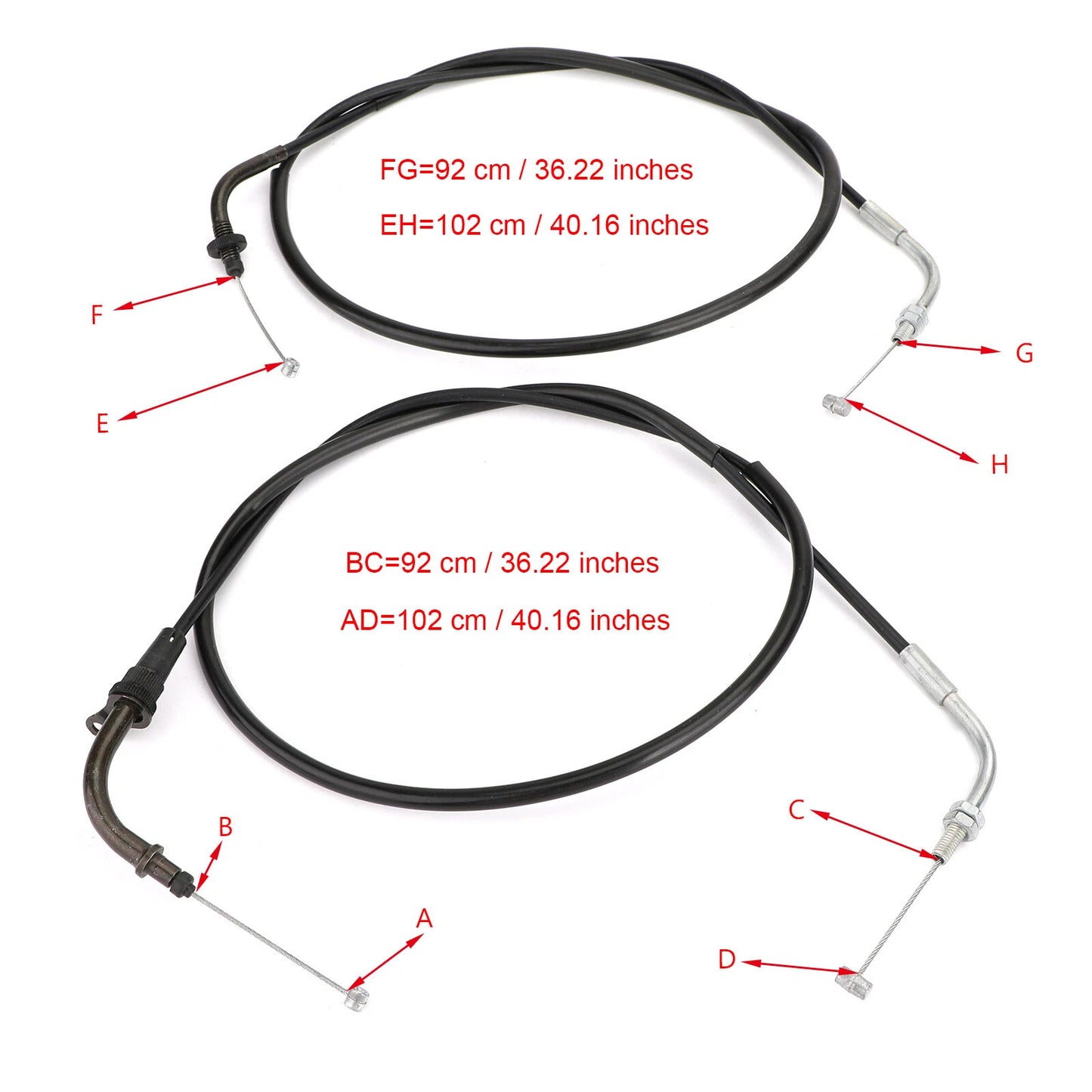 Throttle Cable for Yamaha XVS1100 Drag Star (1999-2003)