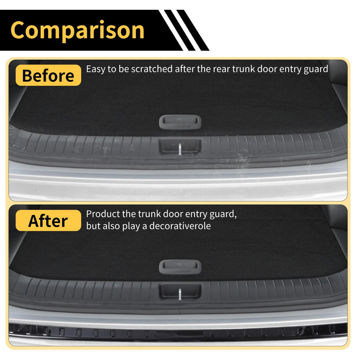 Rear Bumper Topper for Honda Odyssey 2022-2025 Black 1 Pcs