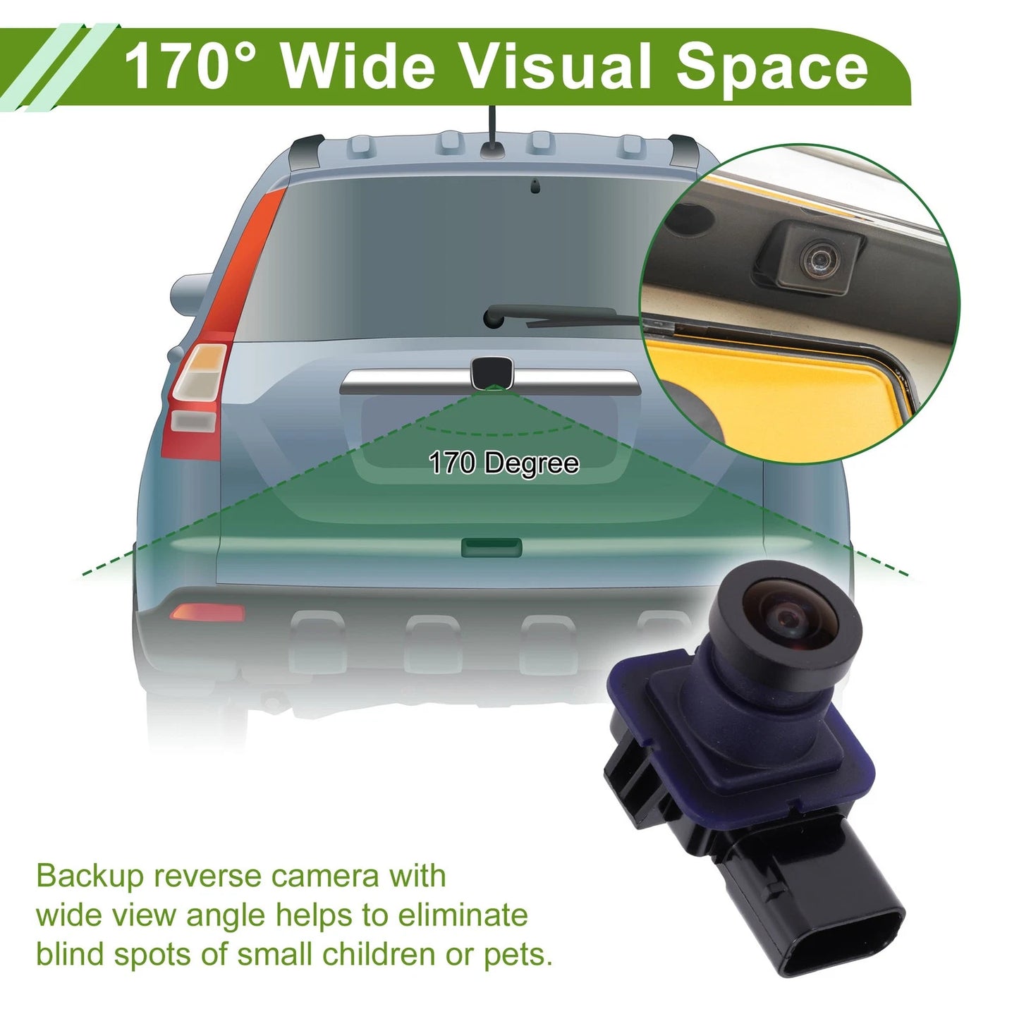 Rear View Backup Camera for Ford Fusion (2013-2020)