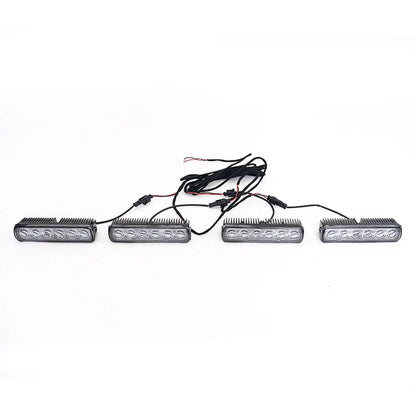 LED Roof Top Light Bar DRL Gloss Black for Land Rover Defender 90 110 130 (20-23)