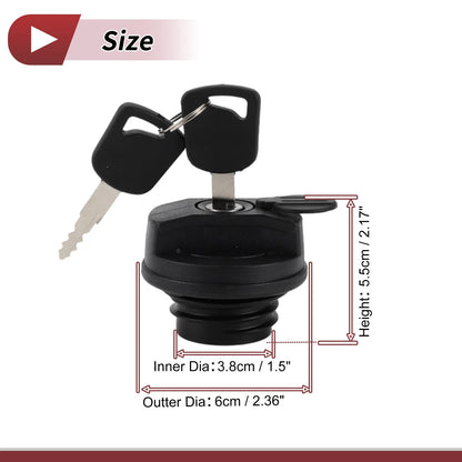 Locking Gas Cap for SUZUKI APV CARRY with 2 Keys