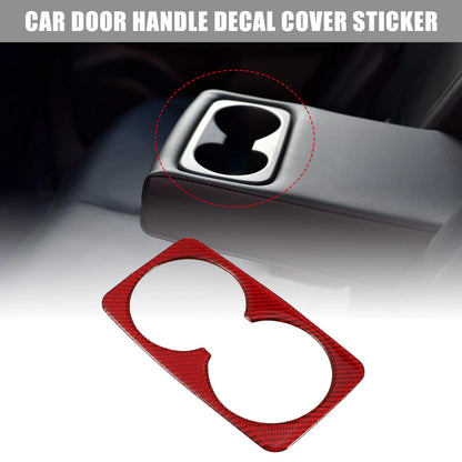 Water Drink Cup Holders Frame Trim for Ford Mustang Mach E (2021-2023) Red