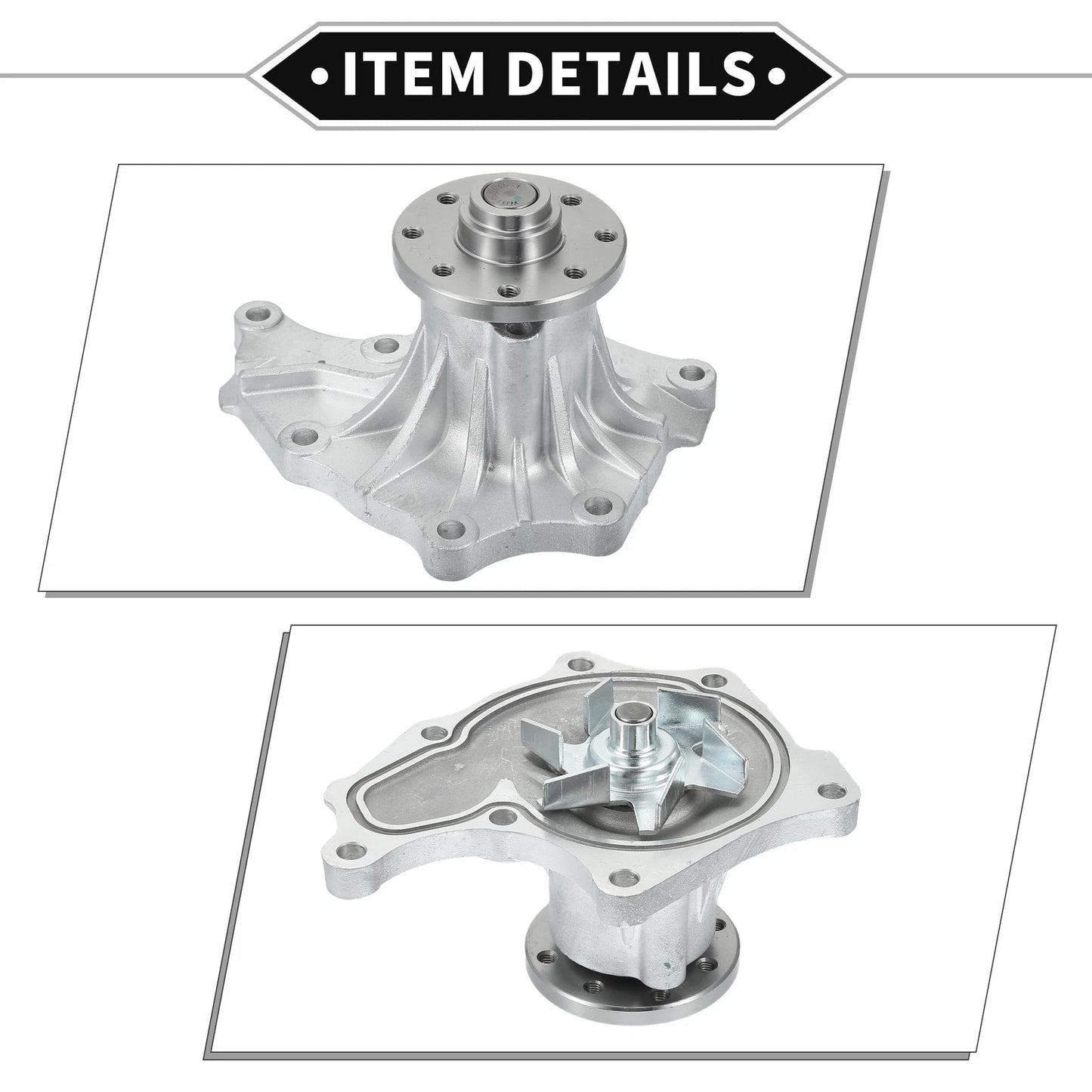 Water Pump with Rubber Ring for Isuzu Engine 4JB1