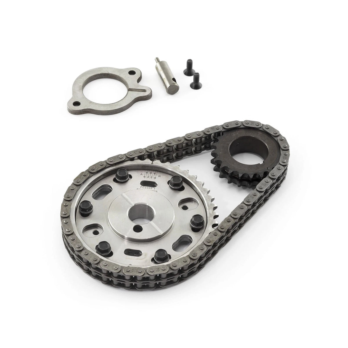 Double Roller 2pc Adj Billet Steel Timing Chain for Ford SB 289 302 (1962-1995)