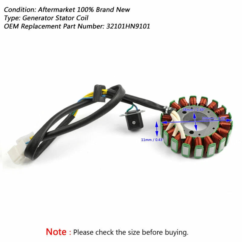 Stator Coil for Hyosung GT650/GT650R/GT650S/GV650/ST7 (2005-2015)