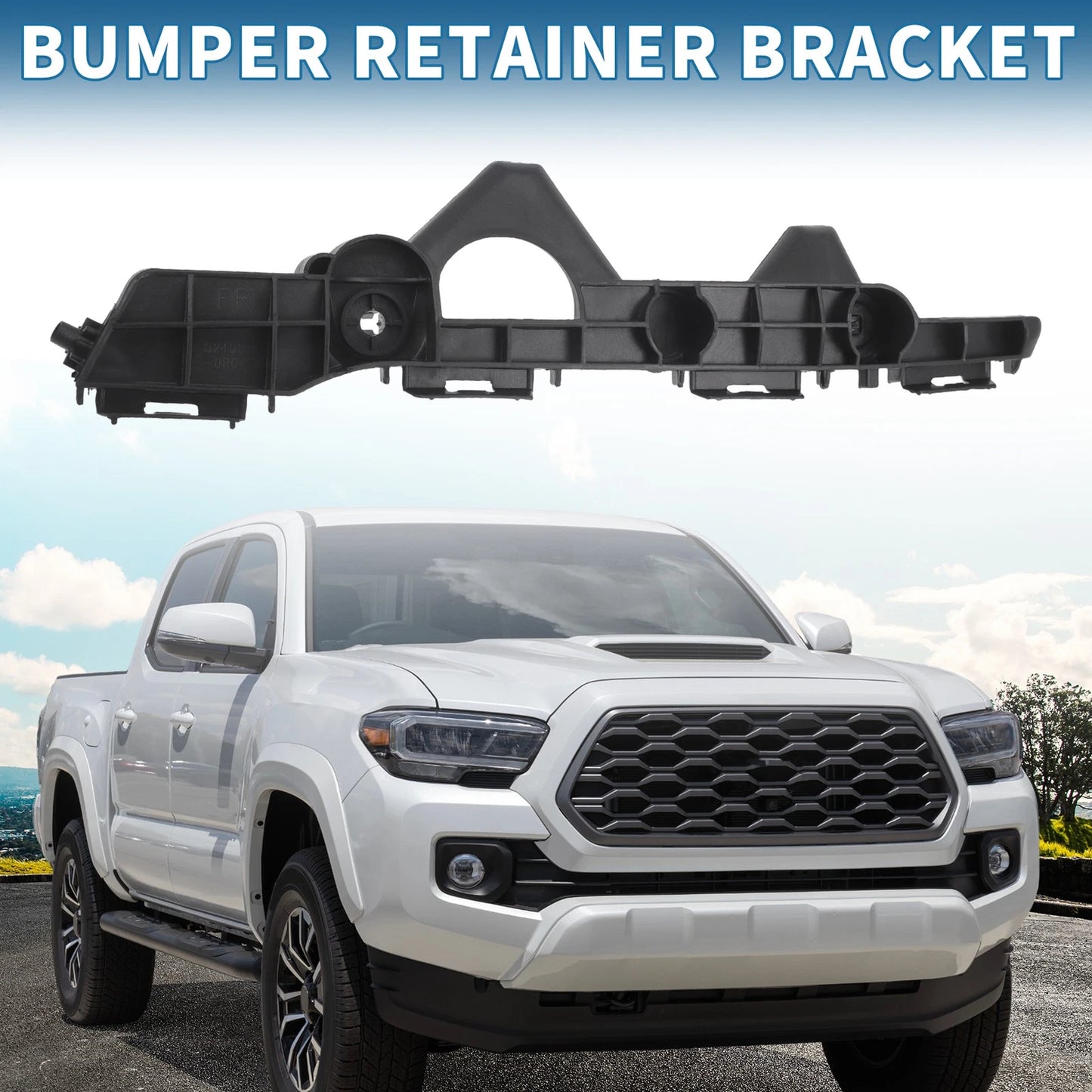 1pc Right Rear Bumper Retainer Bracket for Toyota RAV4 (2016–2018)