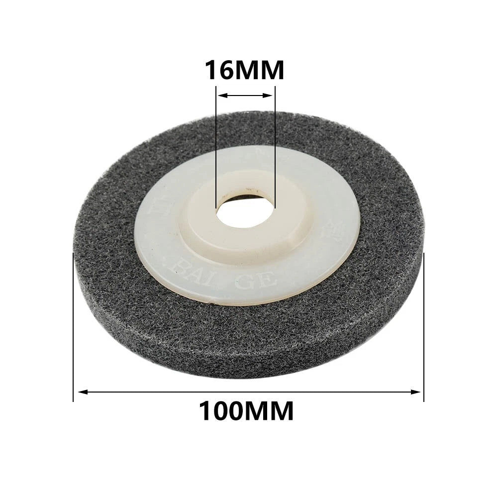4" Nylon Fiber Buffing Wheel Polishing Disc for Angle Grinder (Fits Various Models)