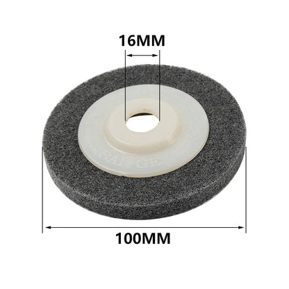 4" Nylon Fiber Buffing Wheel Polishing Disc for Angle Grinder (Fits Various Models)