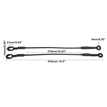 Tailgate Cables for Chevy S10 (1994-1998) (2000-2004)