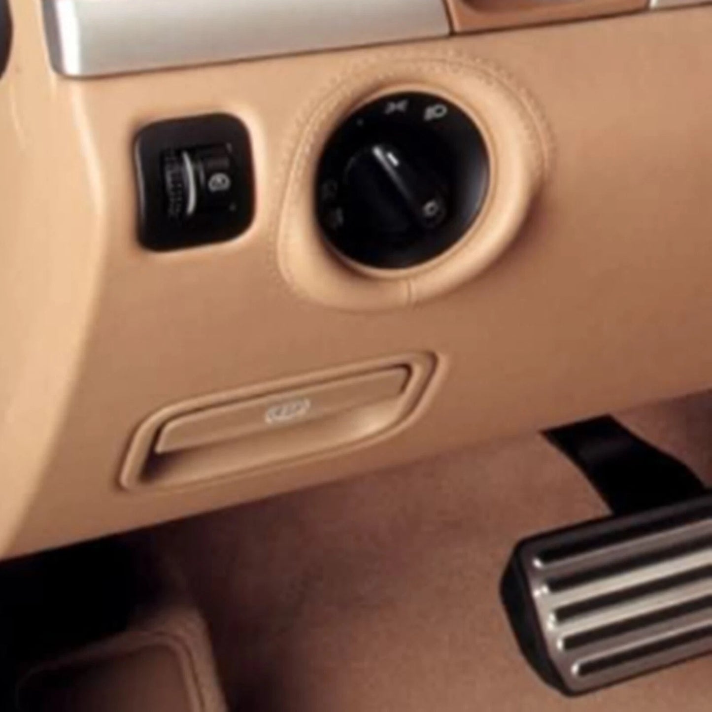 1pc Beige Handbrake Release Lever for Porsche Cayenne 955 957 (2003-2009)