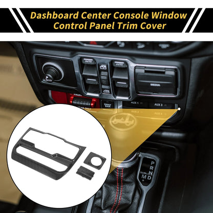 Dashboard Center Console Window Control Panel Cover for Jeep