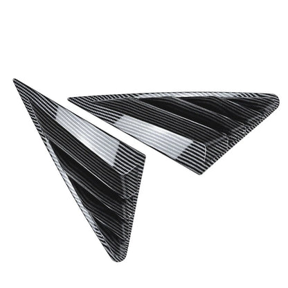 Carbon Fiber Rear Window Louvers Cover for Audi A3 Sedan (2021-2024)
