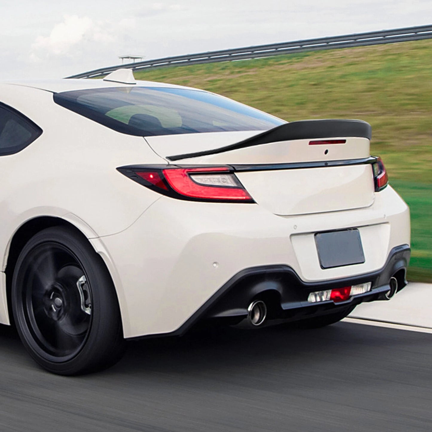 Gloss Black Rear Boot Spoiler Lip for Toyota GR86, Subaru BRZ (2022-2025)