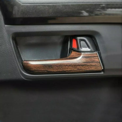 Wood Grain Interior Car Door Handle Cover Trim 4 x for Toyota 4Runner (2017–2023)