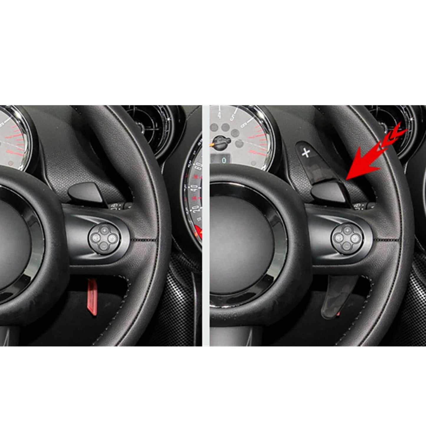 Steering Wheel Shift Paddle Extensions for MINI R55 R56 R60 (2006-2013)