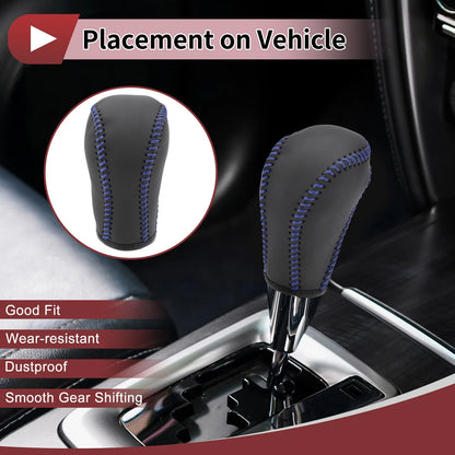 Car Gear Shift Knob Cover for Mazda CX-5 (2013-2014) Black Blue