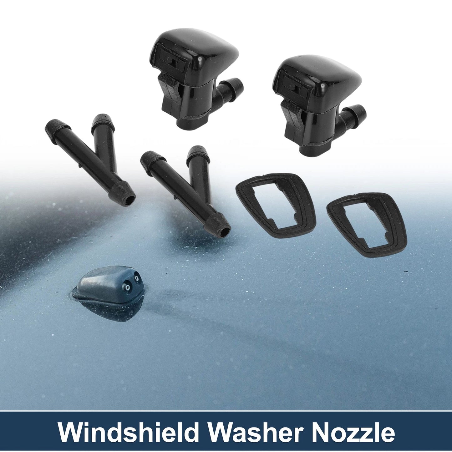Windshield Washer Nozzle & Hose Connector for Toyota (2010-2015)