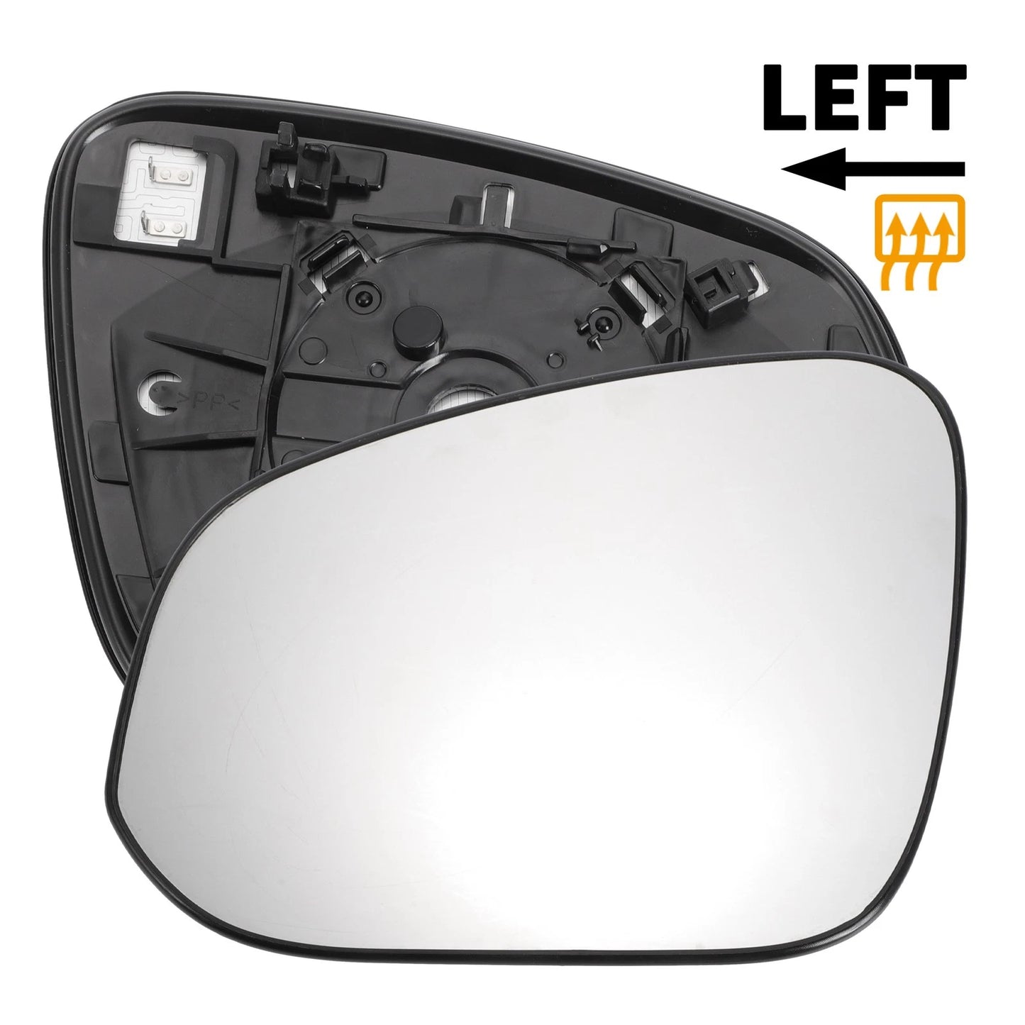 Heated Left Driver Side Mirror Glass for Toyota RAV4 (2019-2022)
