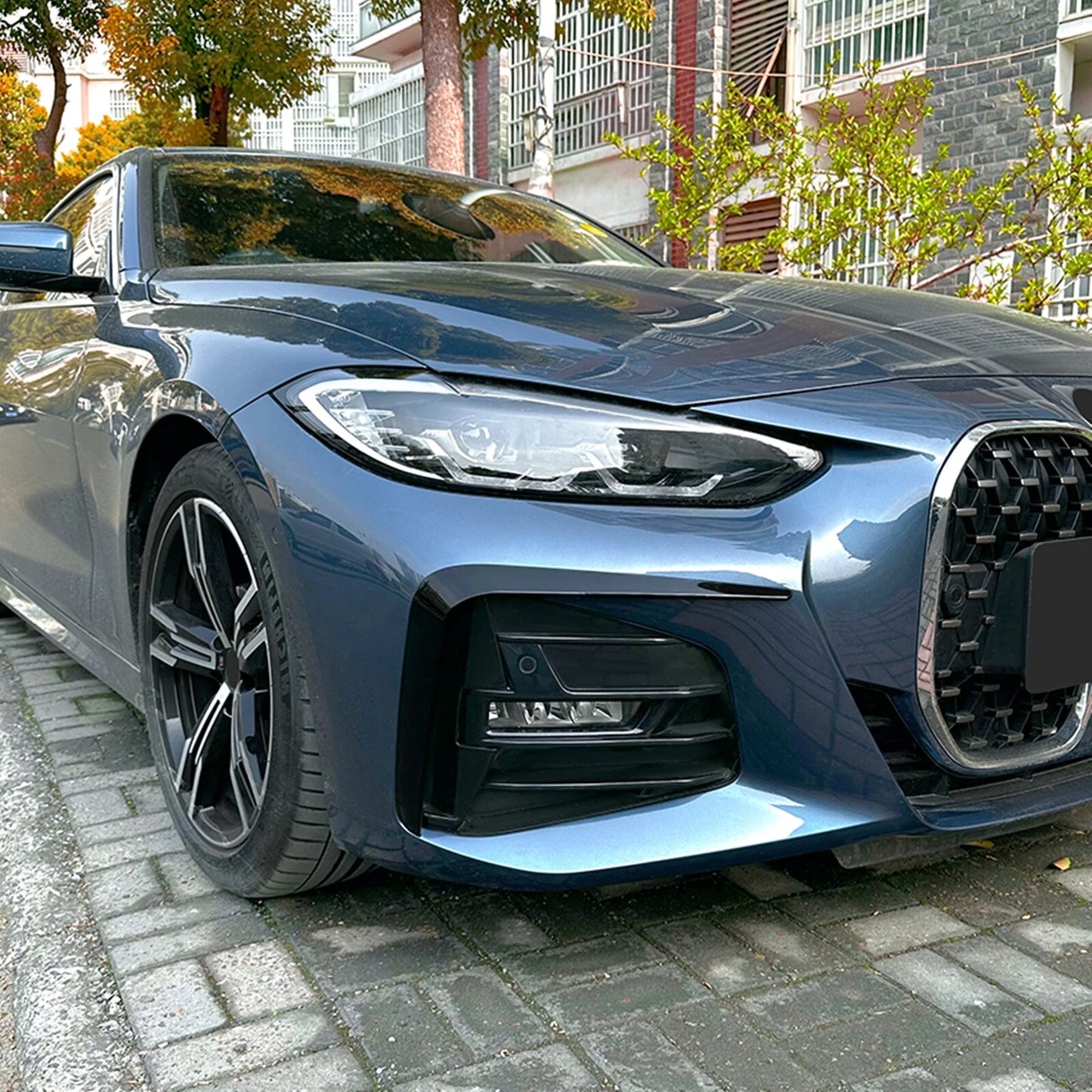 Front Bumper Side Air Vent Trim for BMW 4 Series G22 G23 M Sport (2020-2023)
