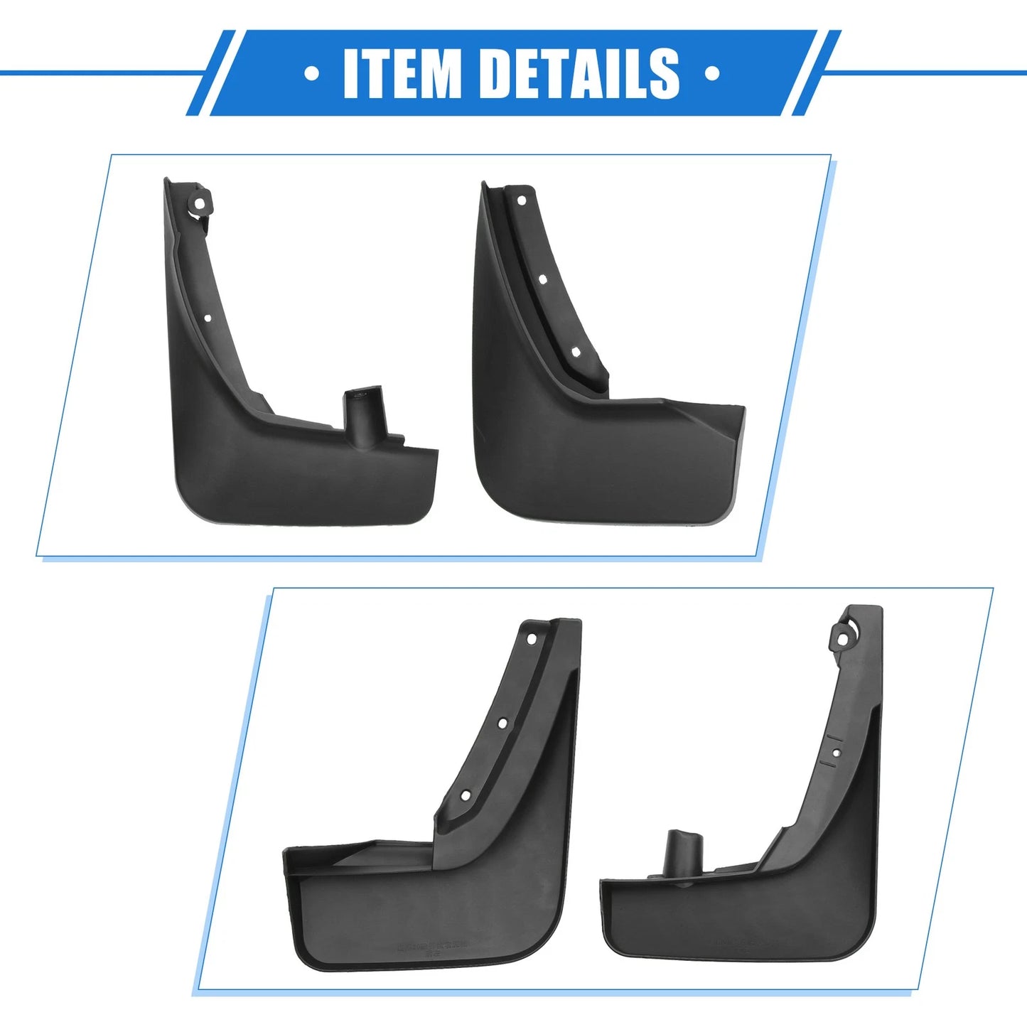 Mud Flaps for Ford Explorer 2020-2024 Front & Rear Splash Guards