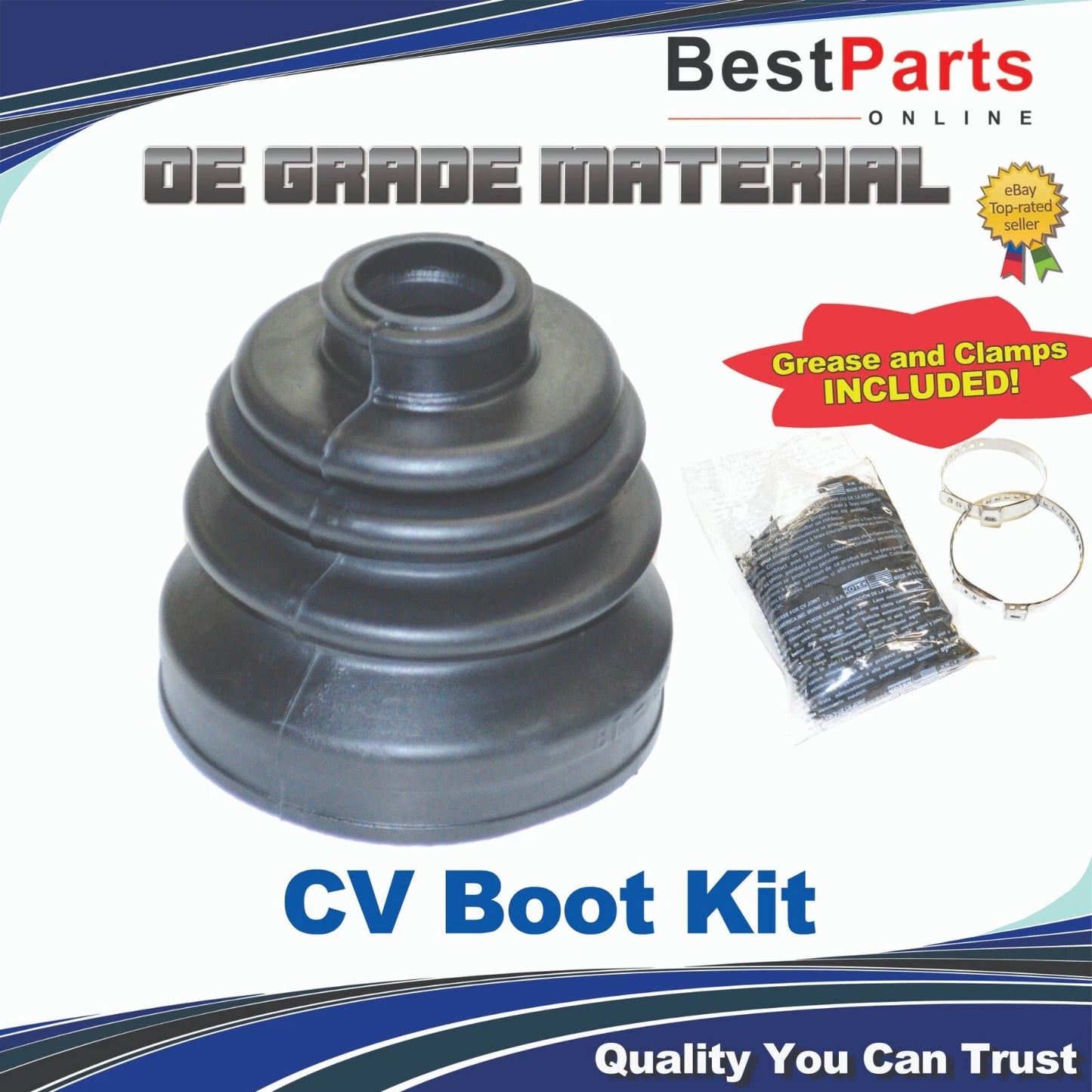CV Axle Boot Repair Kit for Isuzu Oasis 96-00 Mazda RX-7 86-92 (96-00,86-92)