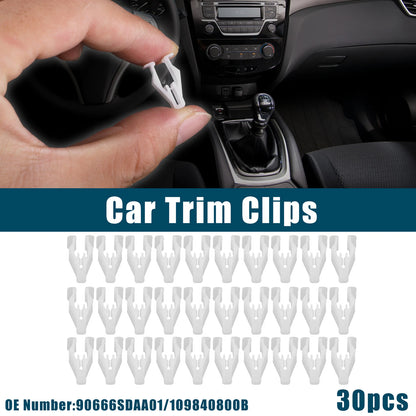 30 x Retainer Fastener Clips for Honda Interior Trim (No. 90666SDAA01)
