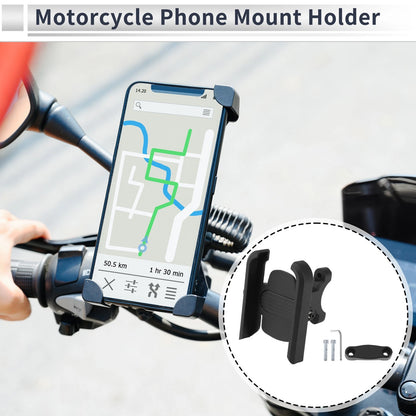 Phone Mount Holder Aluminum Alloy 4\"-6.5\" for Motorcycle