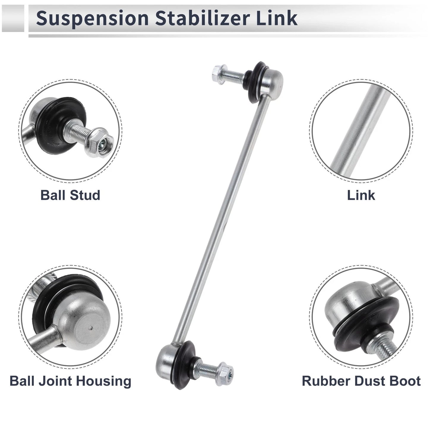 Front Stabilizer Bar Links for JEEP CHEROKEE 2014-2023 - 2 x Links