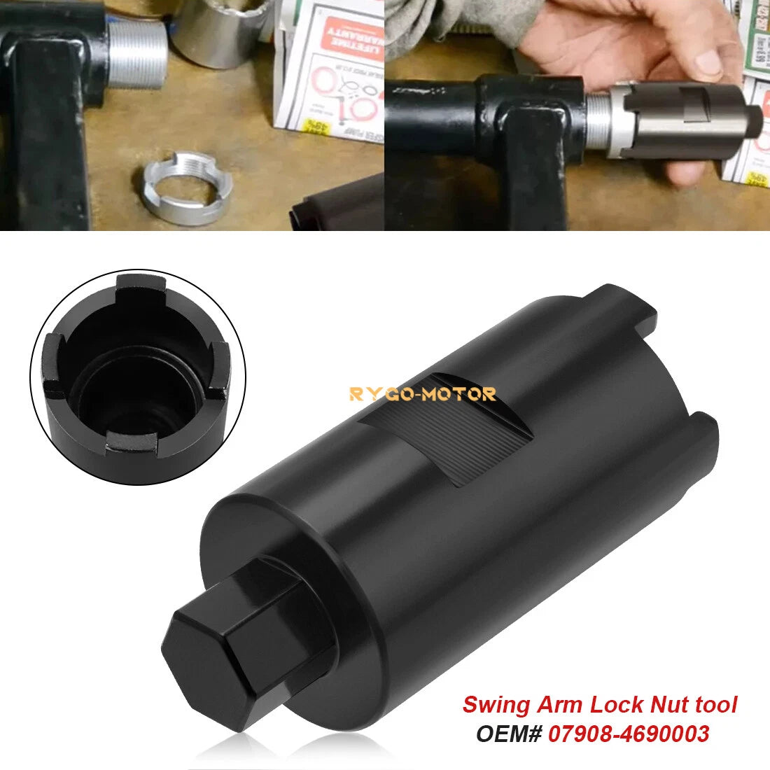 Swing Arm Lock Nut Tool for Honda Foreman Rancher Rubicon FourTrax