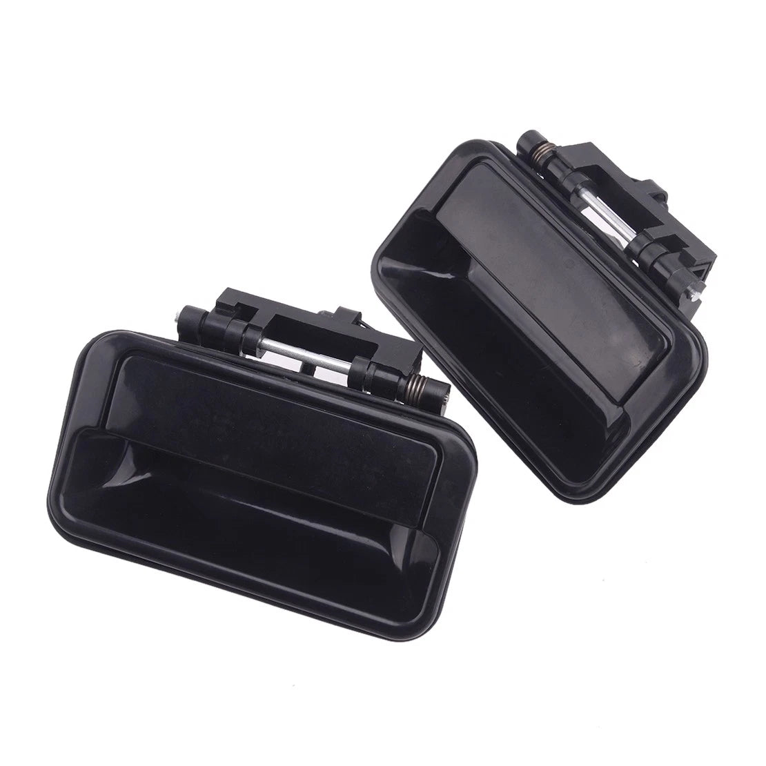 4x Black Exterior Door Handles for Suzuki Swift, Chevy Sprint (1989-1994)