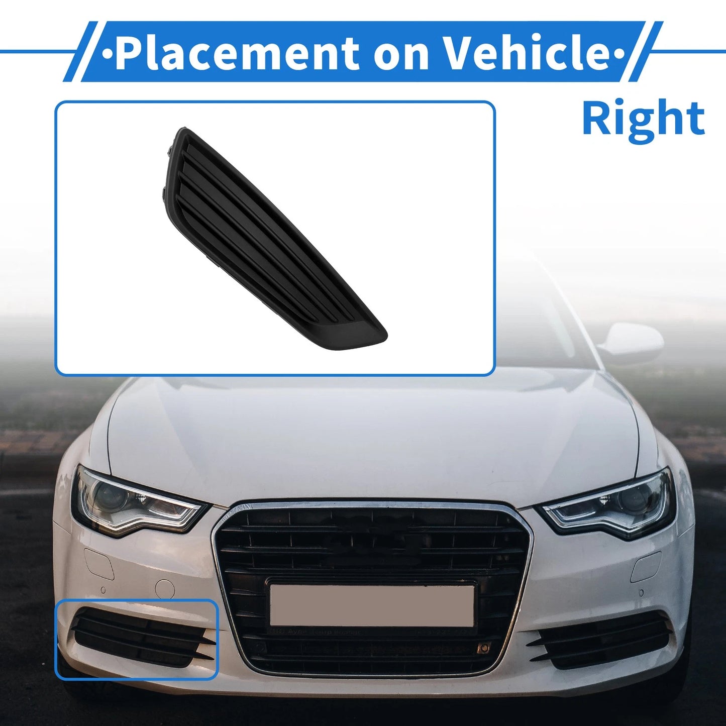 Front Right Fog Light Grill for Ford Focus (2015-2018)