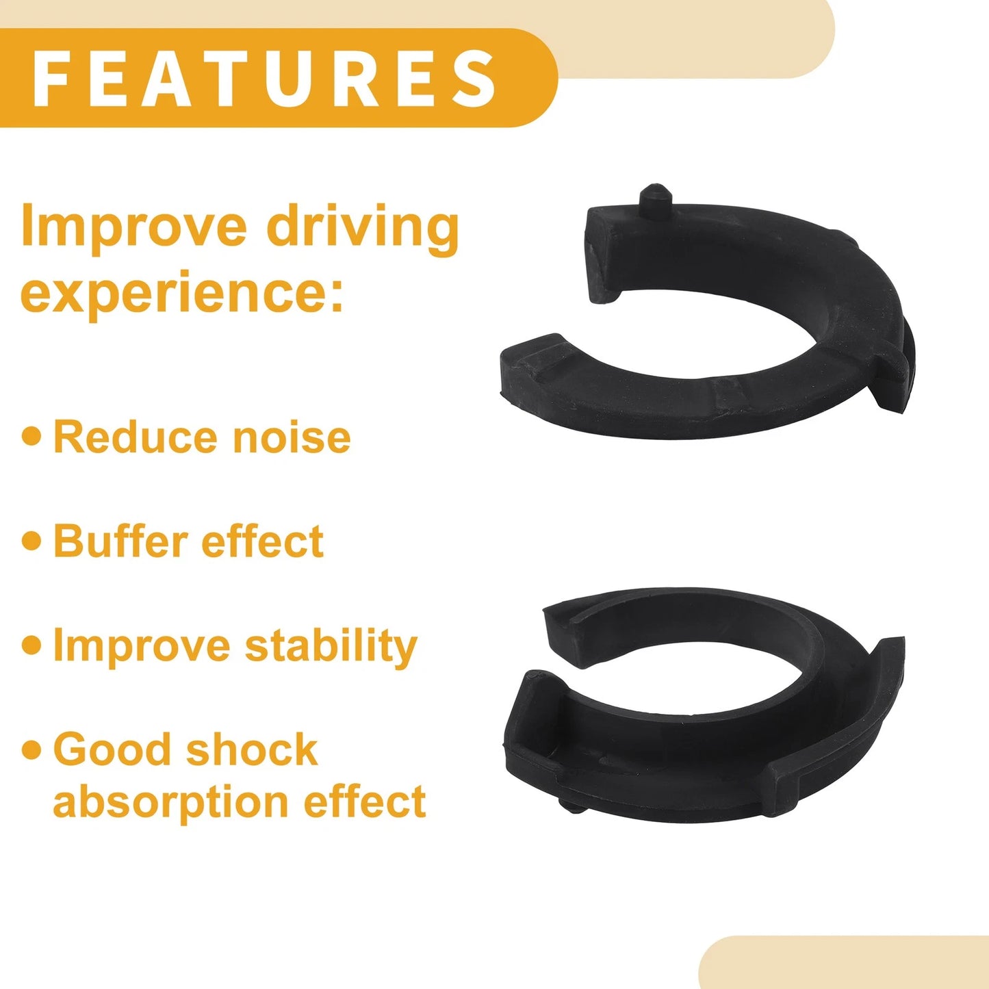 Coil Spring Insulators for BMW 328 2007-2013 Rubber 1 x Pair
