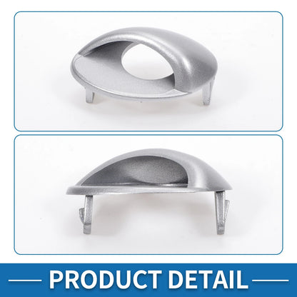 Front Left Headlight Washer Nozzle Cover for BMW M3 (2008-2013) Silver Tone