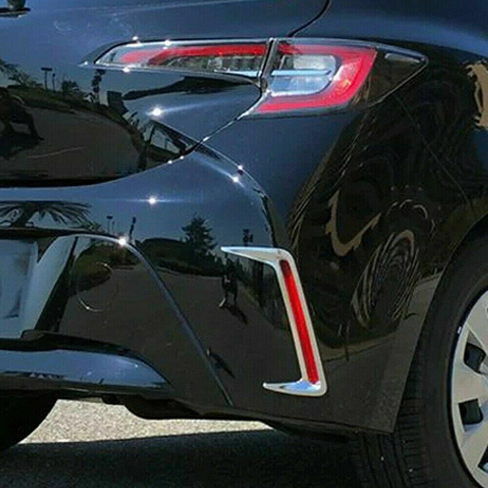 Rear Chrome Fog Light Lamp Cover Trim for Toyota Corolla Hatchback (2019-2023)