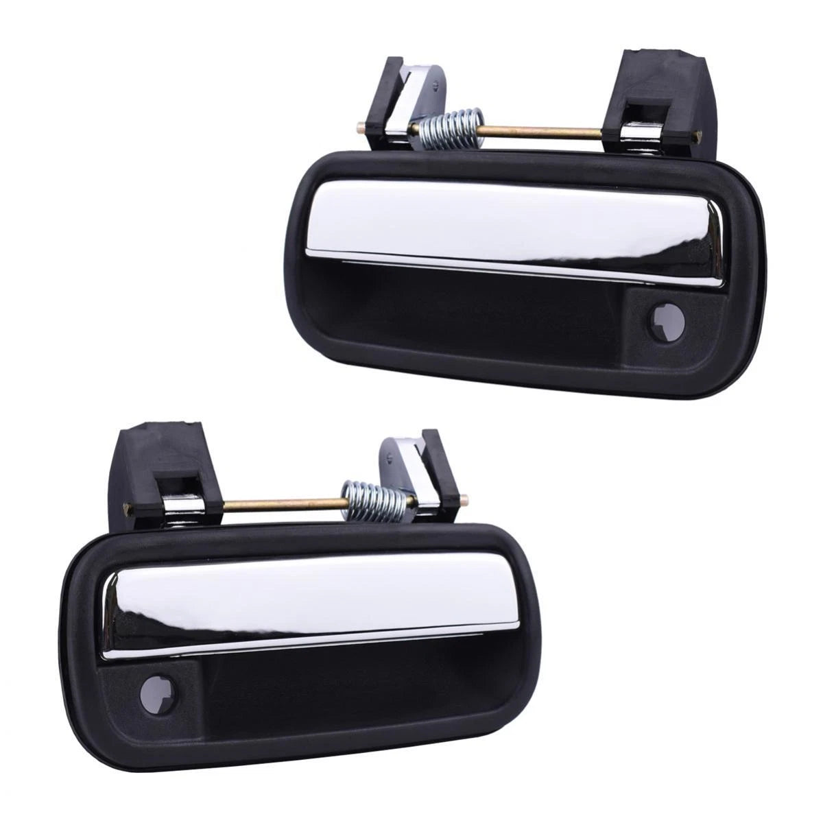 Front Outer Door Handle Chrome L+R Fits Toyota Hilux Tiger LN147 UTE 1998-04 D06