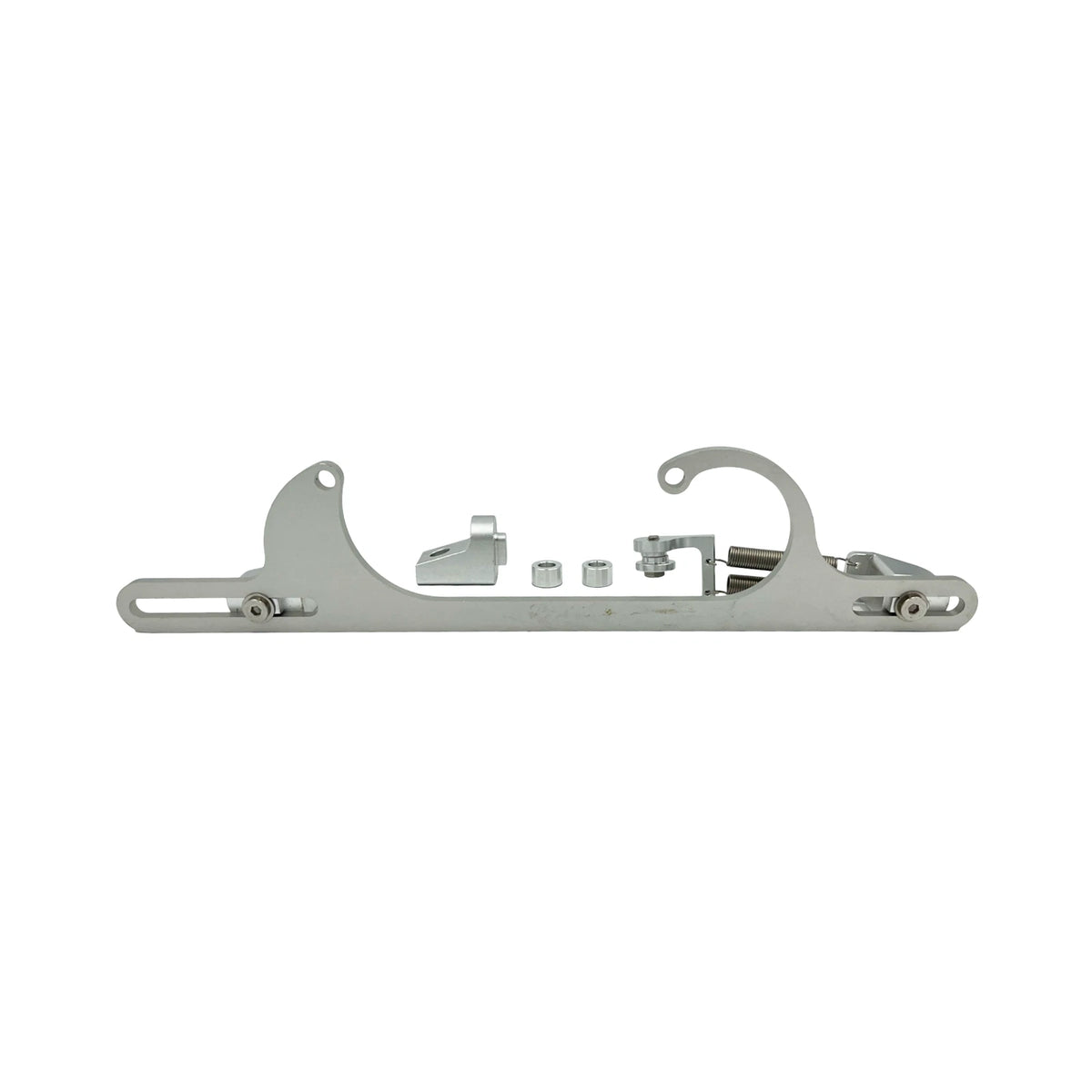 Chrome Fuel Rail Line with Nuts for Holley 4150 Double Pumper (Fits 9-5/16")