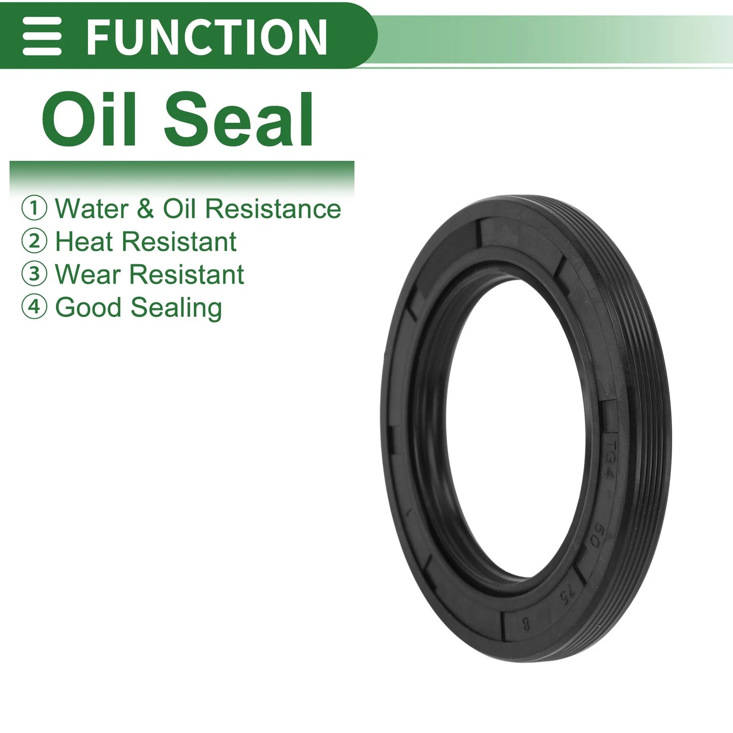 Oil Seal 50x75x8mm Rotary Shaft Seal NBR Rubber for MakeModel